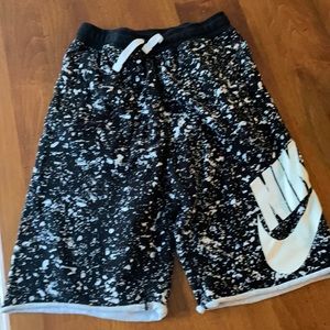 Nike boys Large shorts—cotton sweatshirt material
